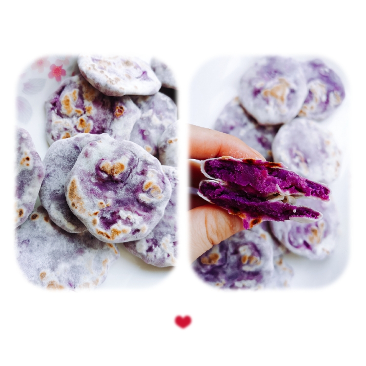 快手紫薯饼——无糖无油，超减脂