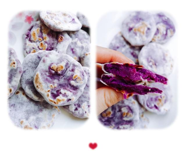 快手紫薯饼——无糖无油，超减脂