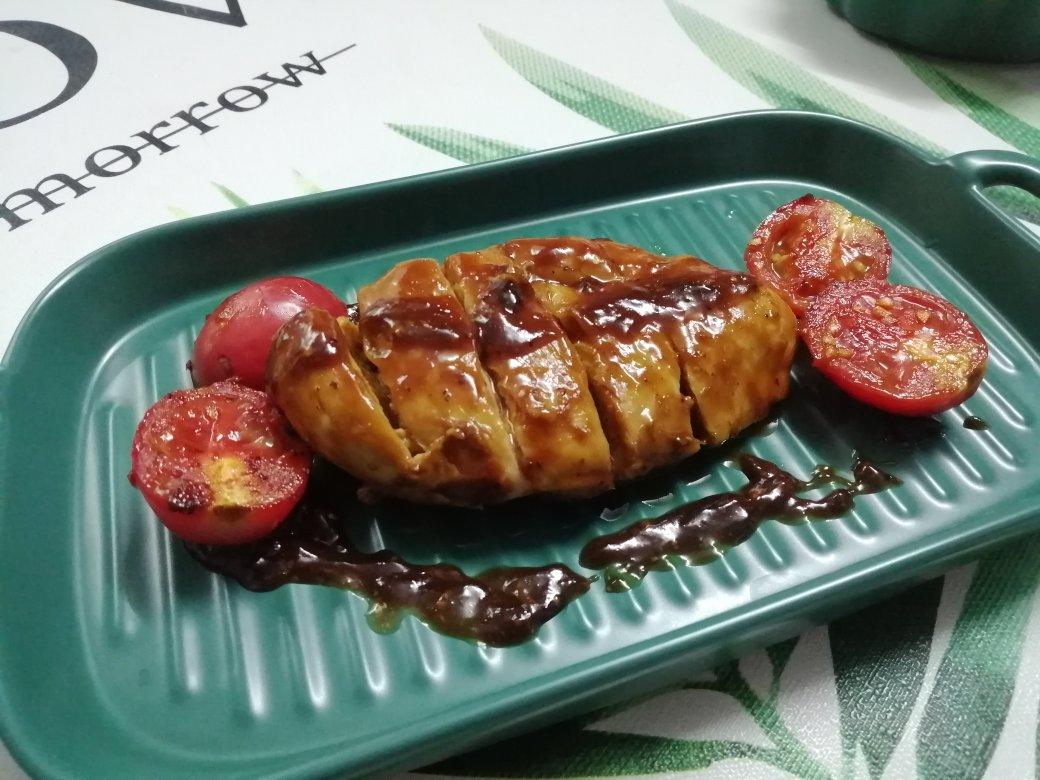 酷炫屌炸天好吃的煎鸡胸肉（香蒜蜂蜜煎鸡胸肉）