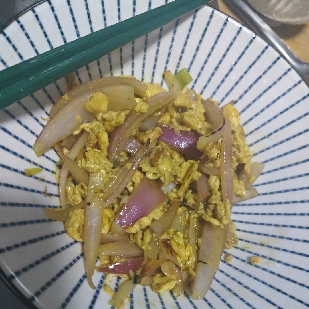 洋葱炒鸡蛋