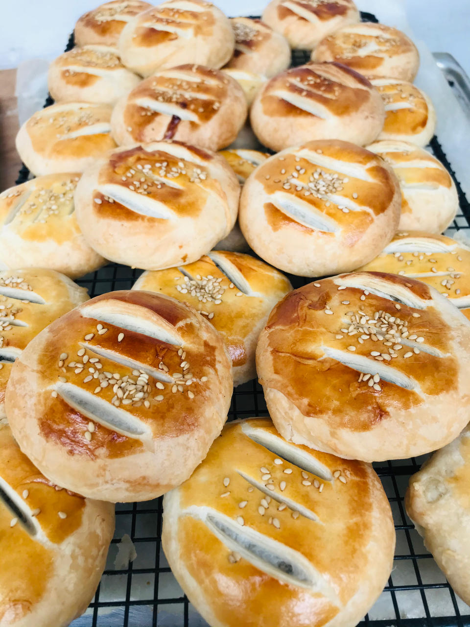 酥到掉渣 🍪椒盐酥饼