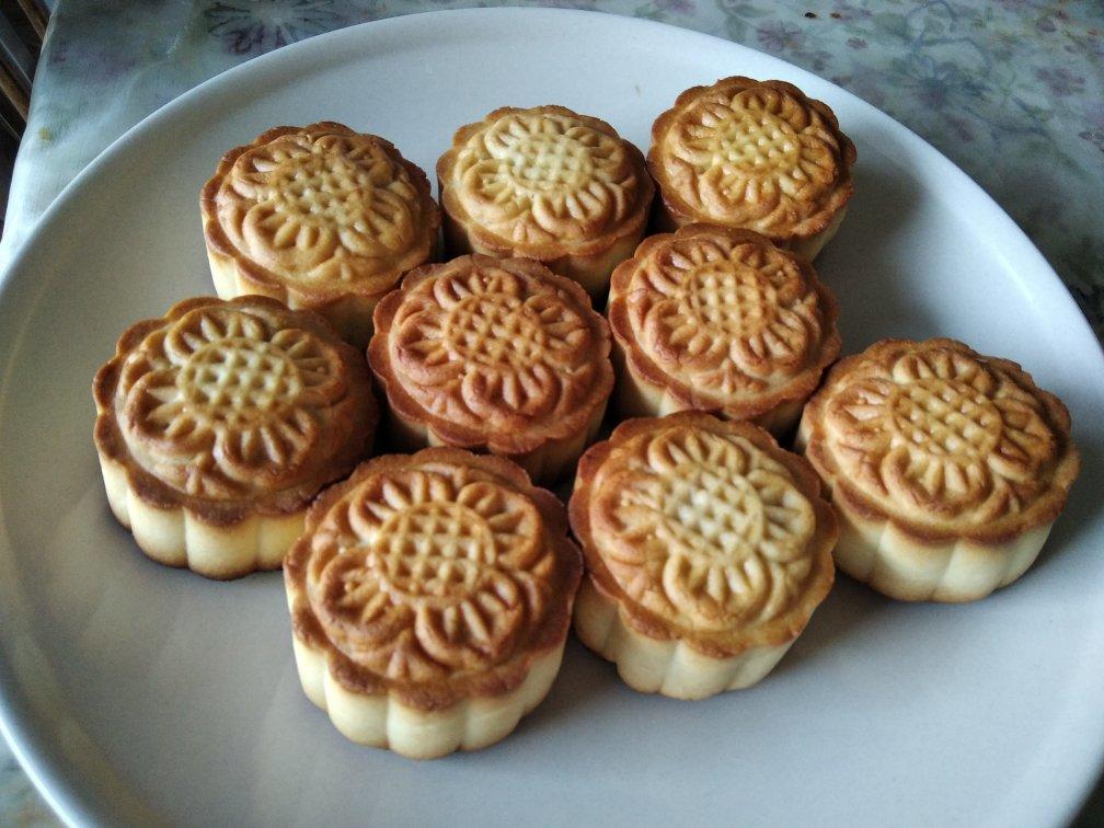 广式纯红枣核桃月饼（自制纯枣泥馅，馅不添加糖）