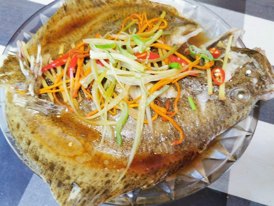 清蒸多宝鱼