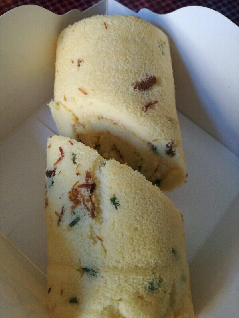 香葱肉松蛋糕卷