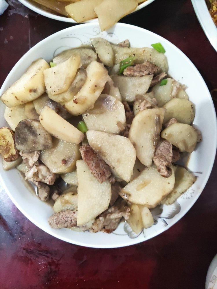 老丁的私房菜-清炒山药