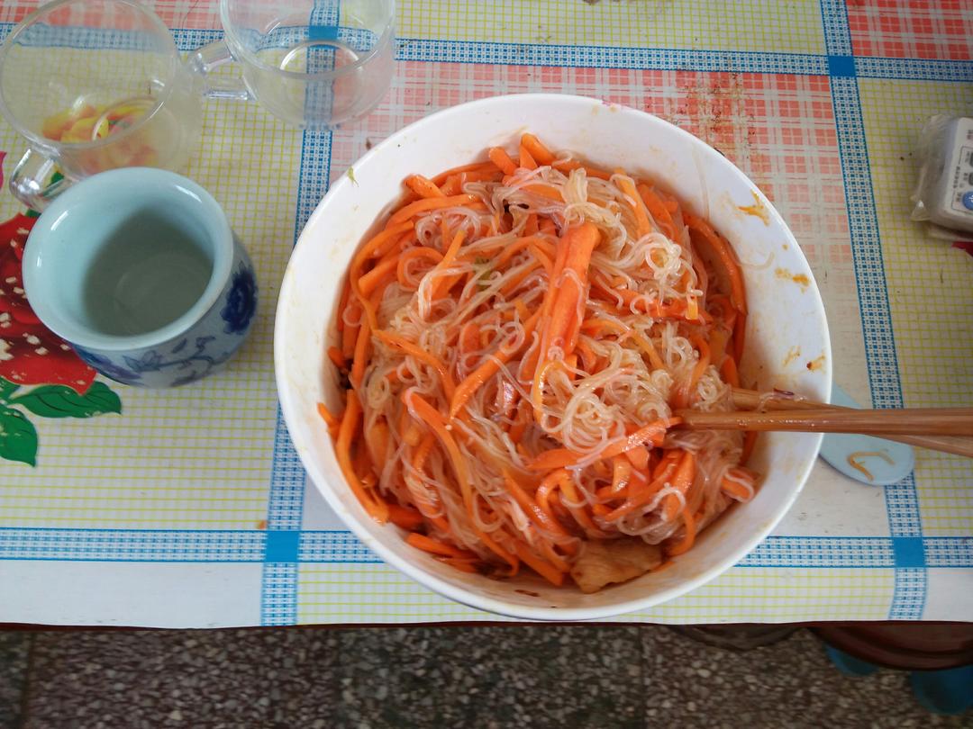 粉丝胡萝卜的做法