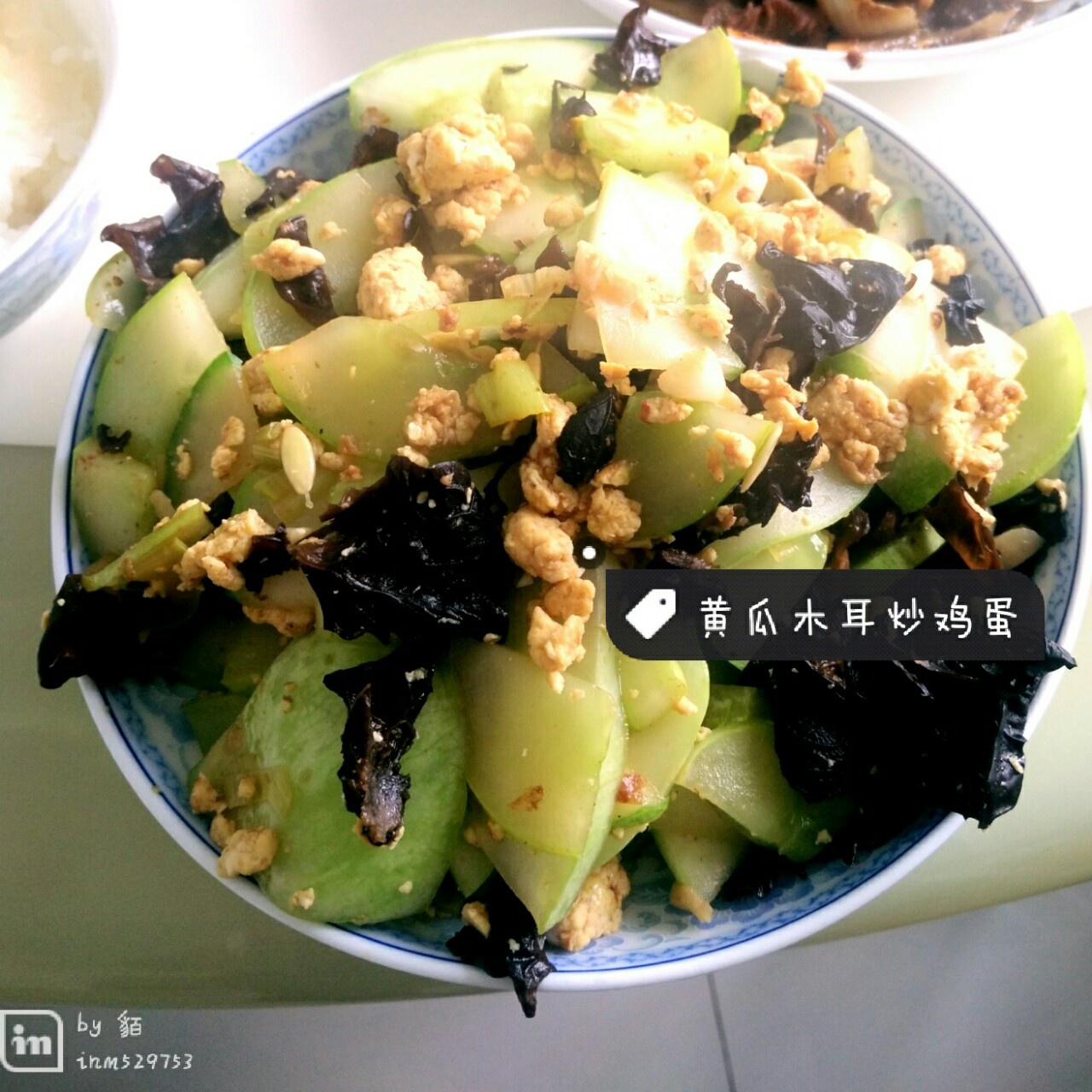 黄瓜木耳炒鸡蛋