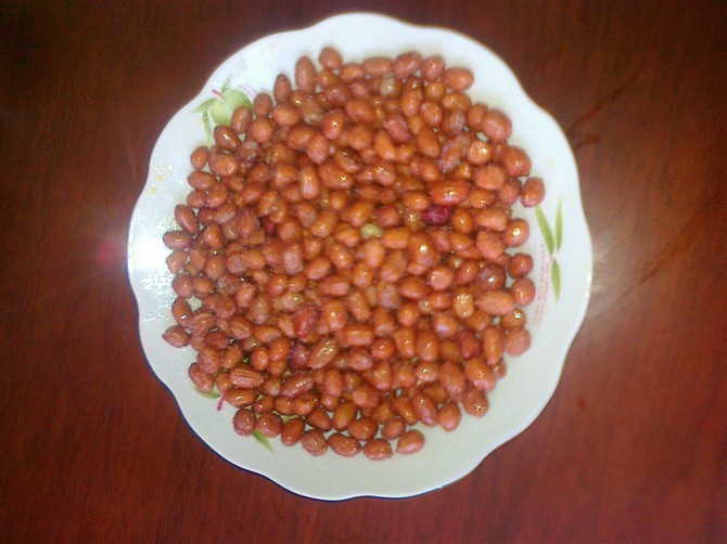 健康油炸花生米