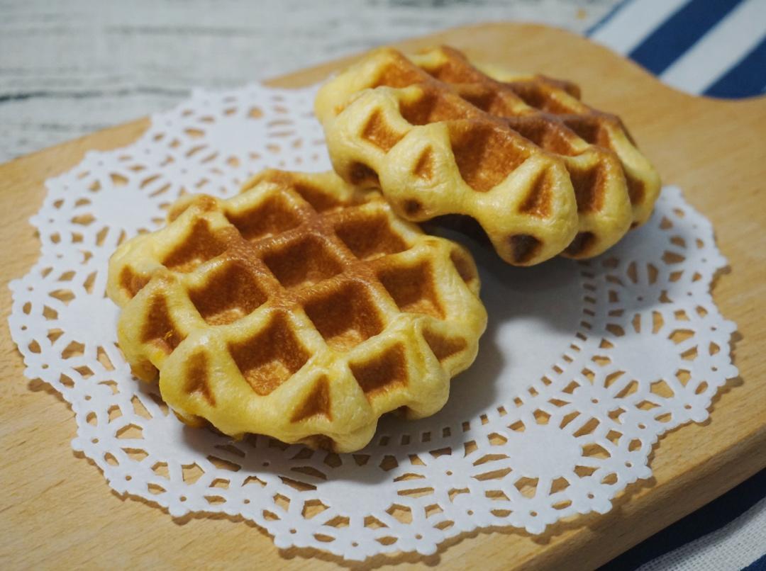 南瓜蜜豆华夫饼