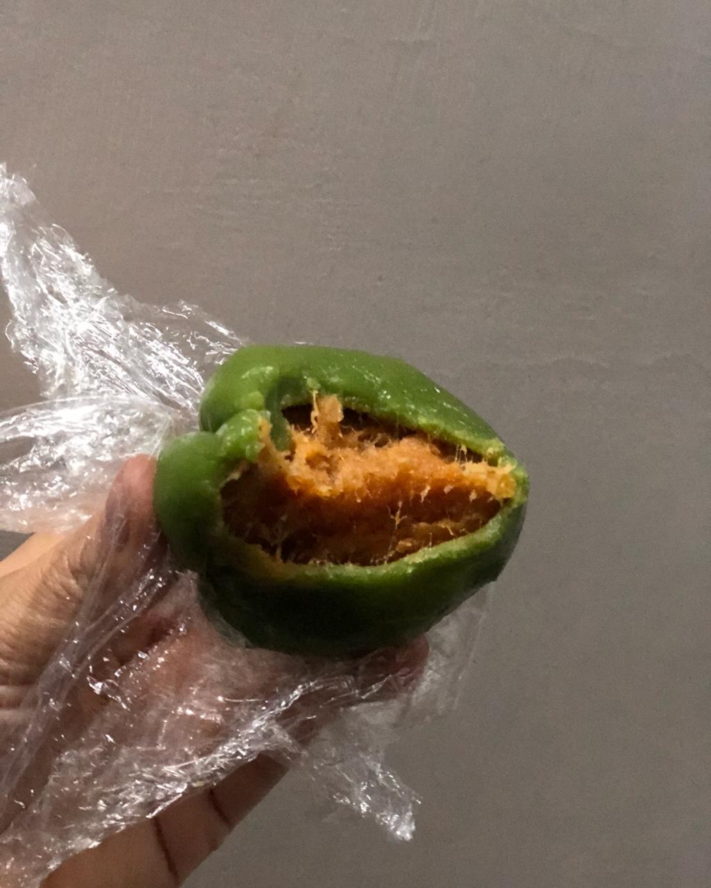 网红青团～～咸蛋黄肉松青团