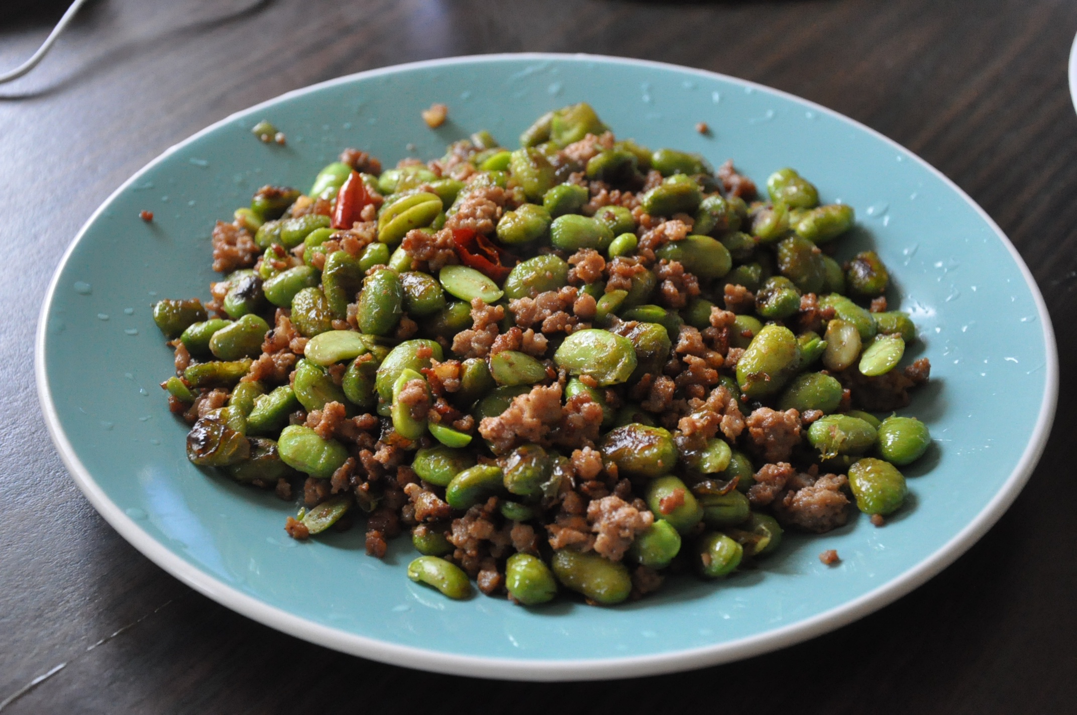 下饭菜 肉末毛豆