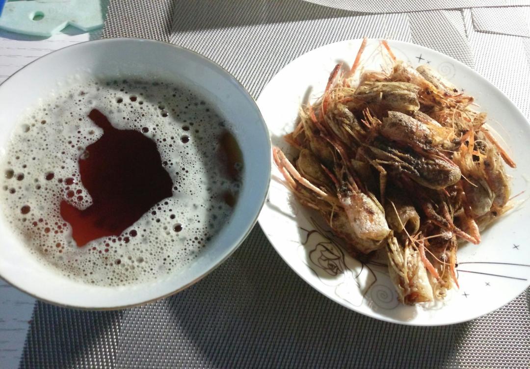 熬虾油炸虾头