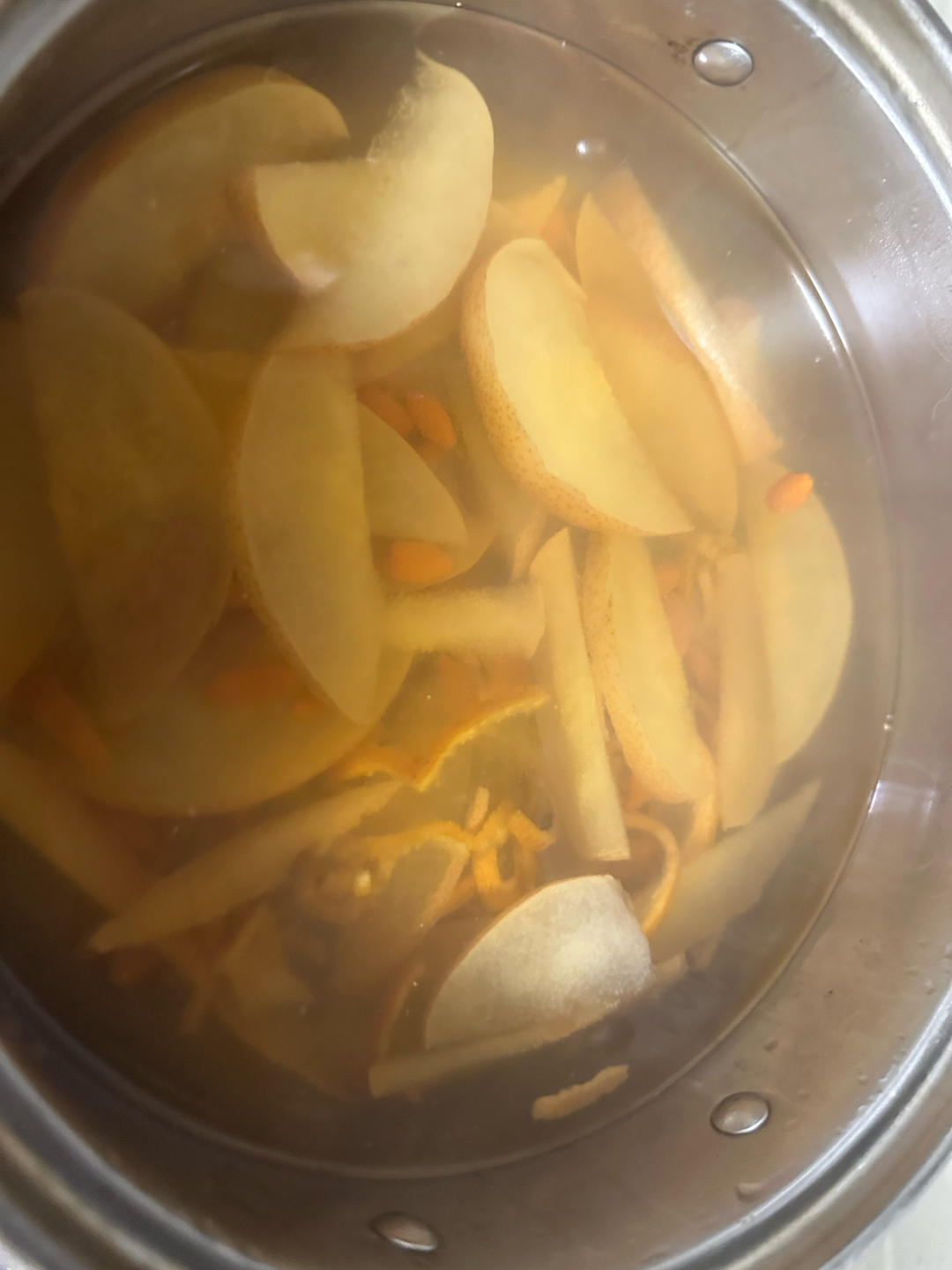 冬季热饮 — 陈皮雪梨水