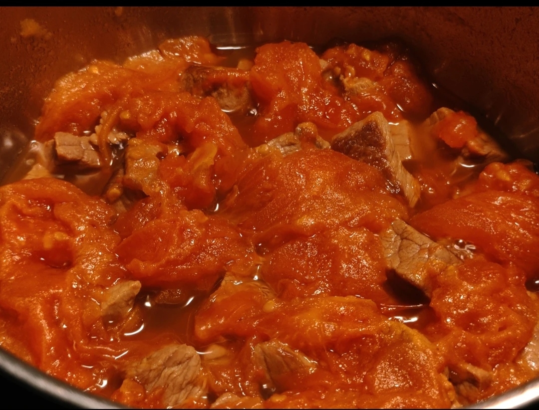 番茄炖牛肉