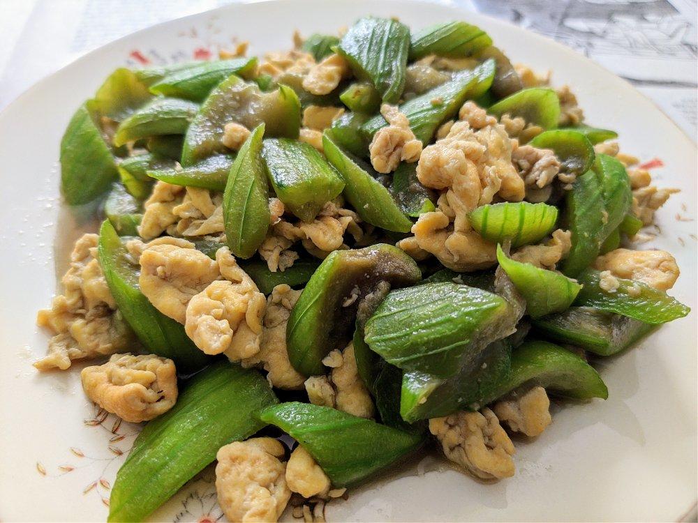丝瓜炒鸡蛋