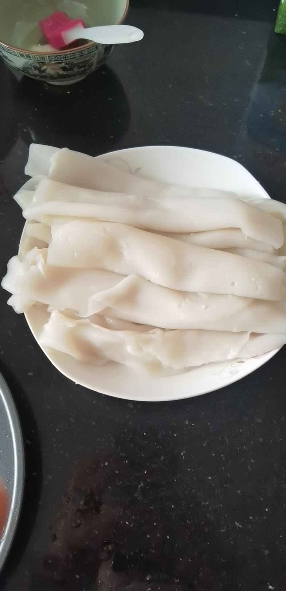自制猪肠粉（肠粉）+2款自调酱汁做法