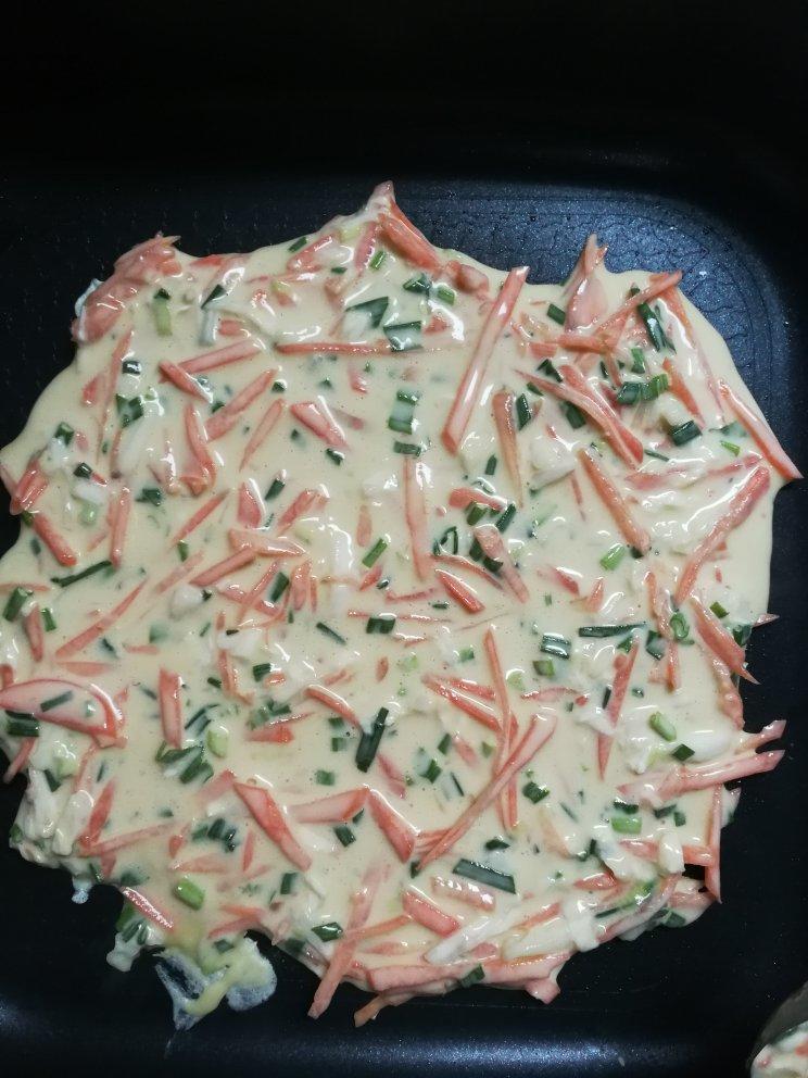 葱花胡萝卜鸡蛋饼