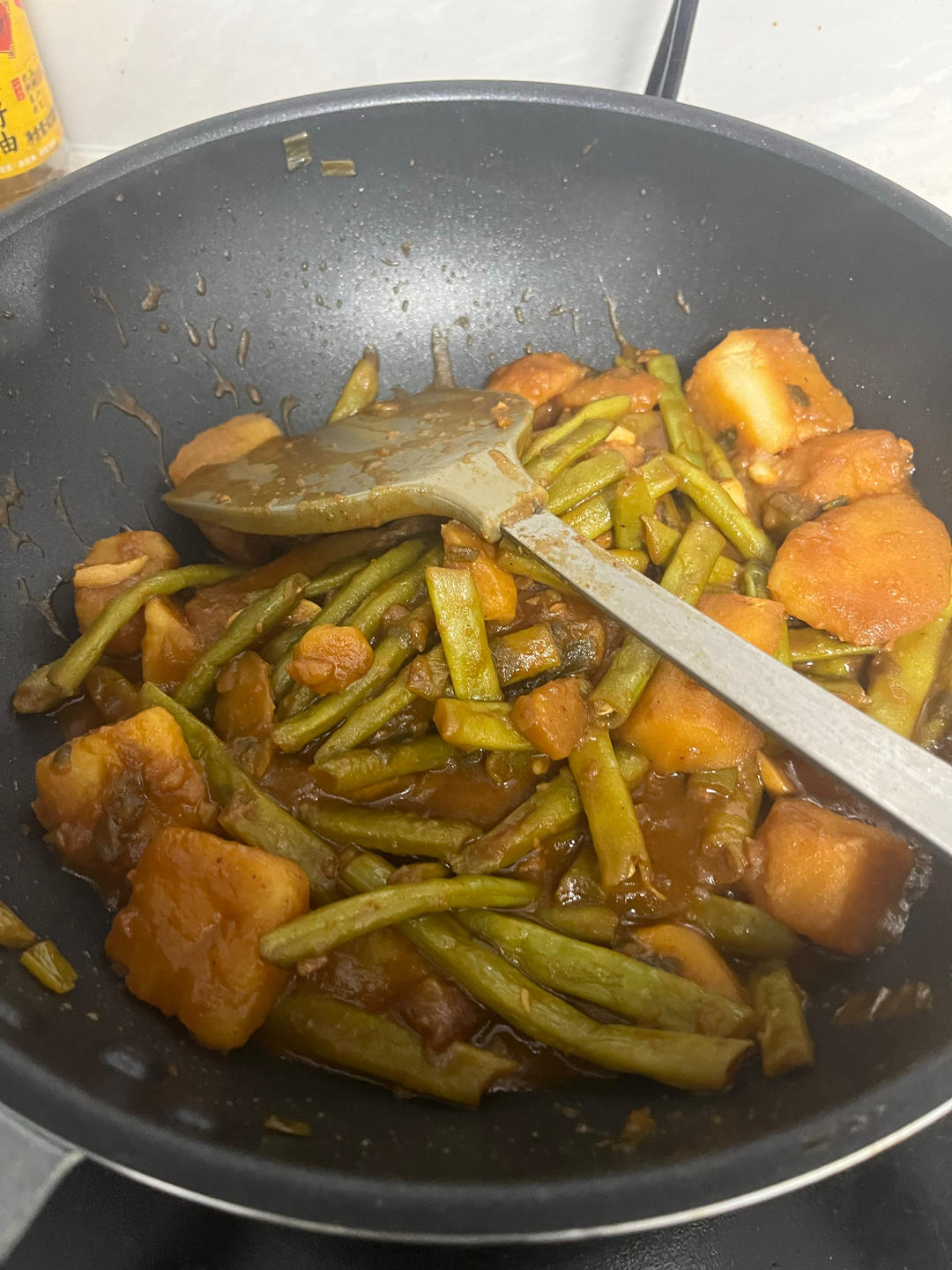 土豆炖豆角