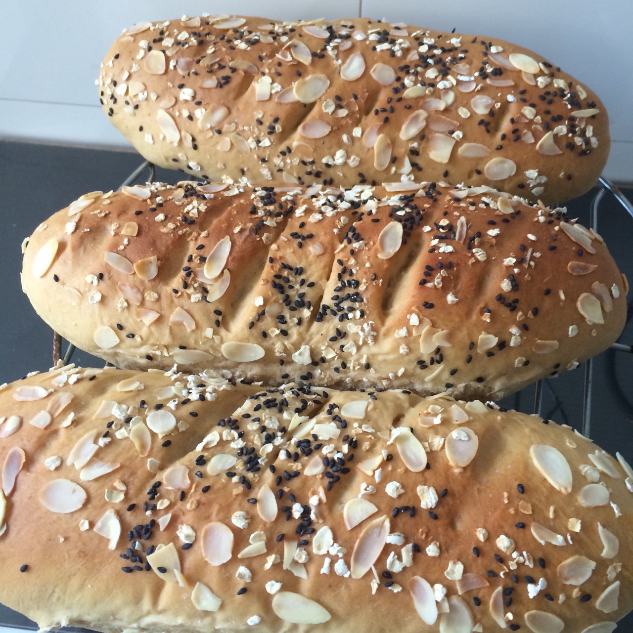 全麦杂粮乳酪面包