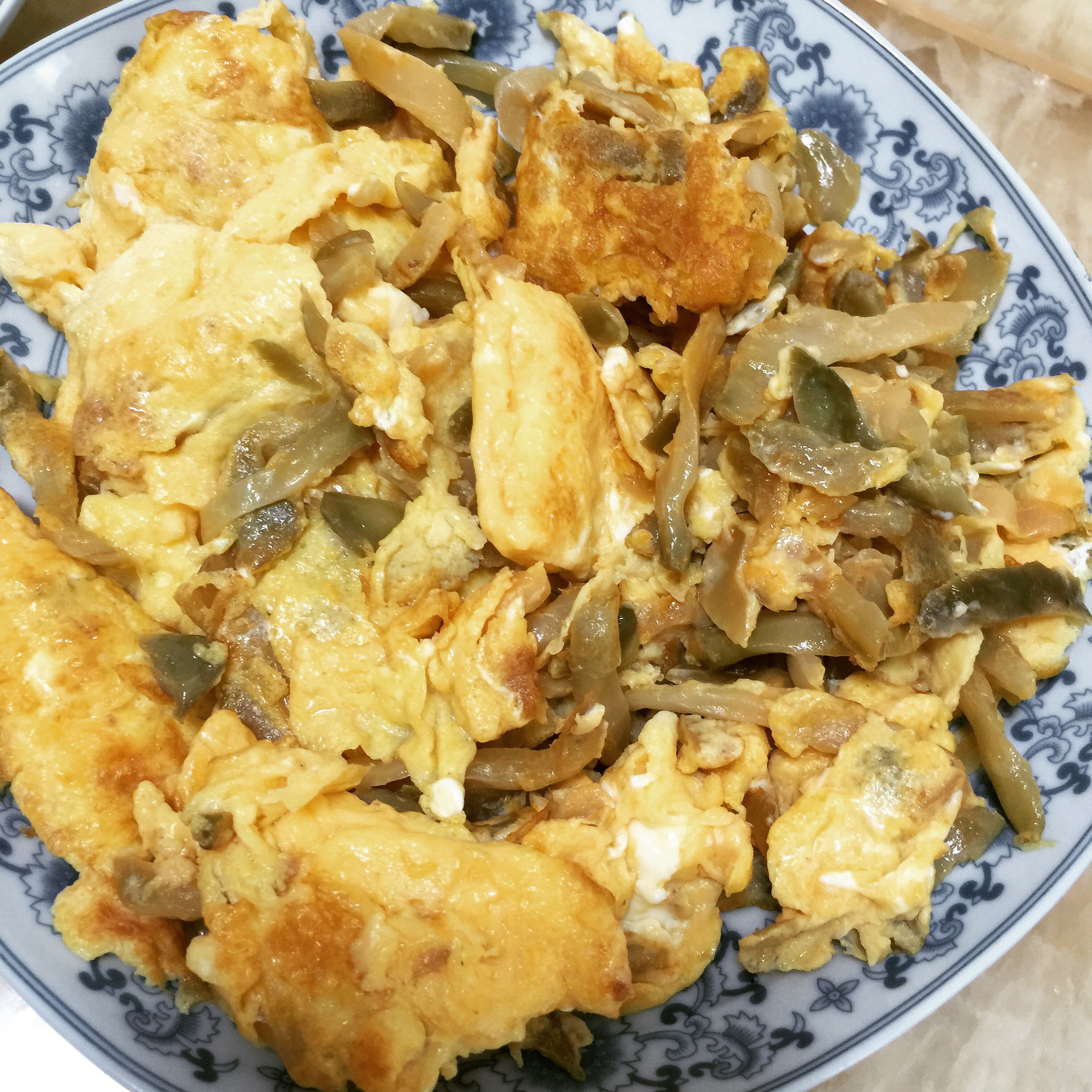 superbykizyx做的榨菜煎蛋