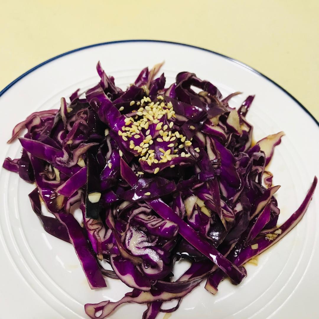 凉拌紫甘蓝