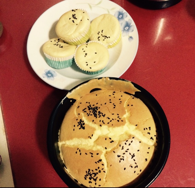 6寸原味戚风蛋糕