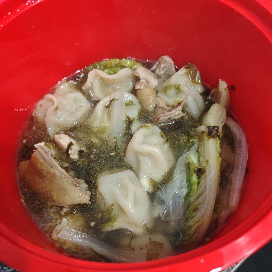 微波炉煮冷冻饺子