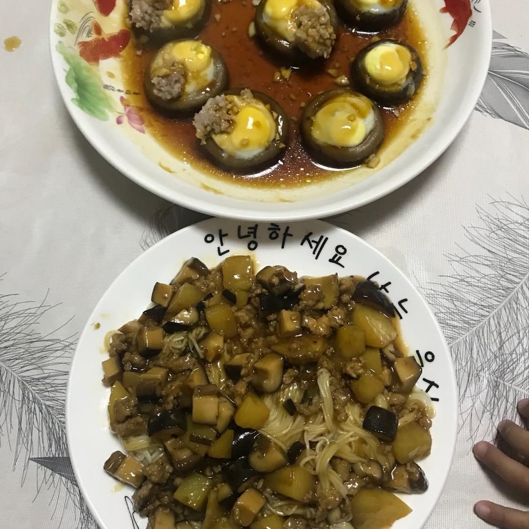 ㊙️香菇土豆肉沫拌饭❗️比外卖还好吃