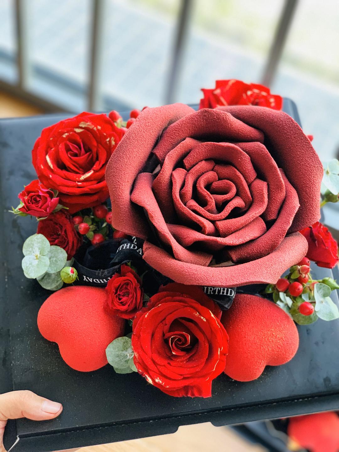 巧克力玫瑰慕斯