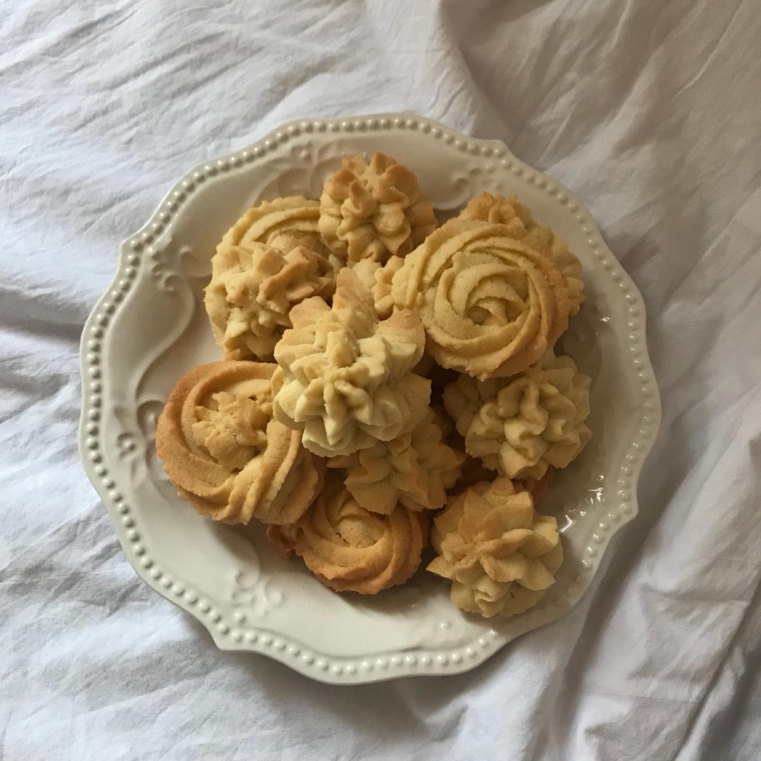 零失败花纹超级立体的黄油曲奇
