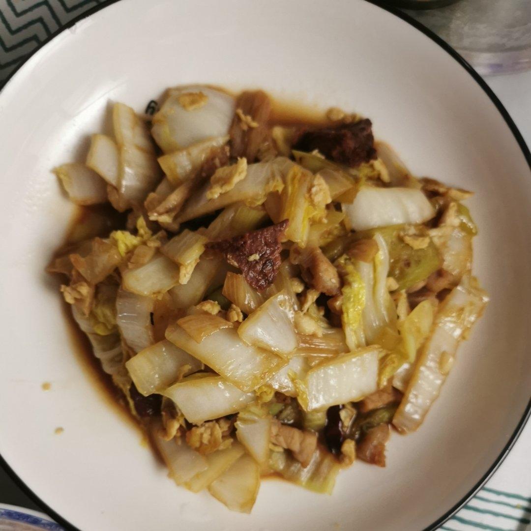 白菜炒肉