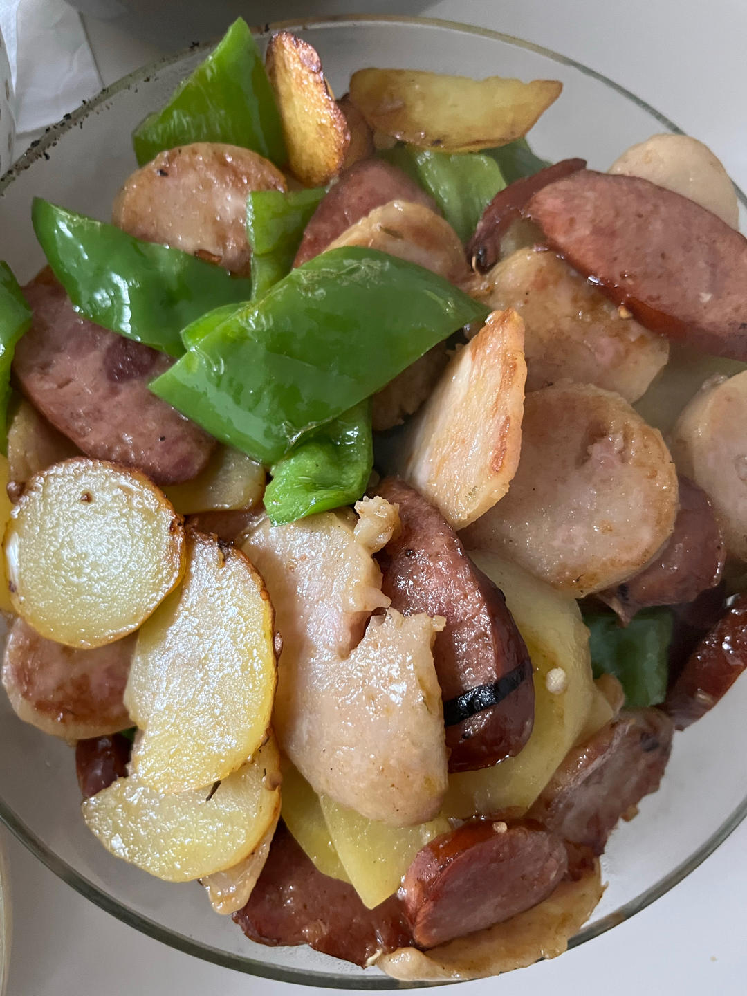 土豆片炒火腿肠