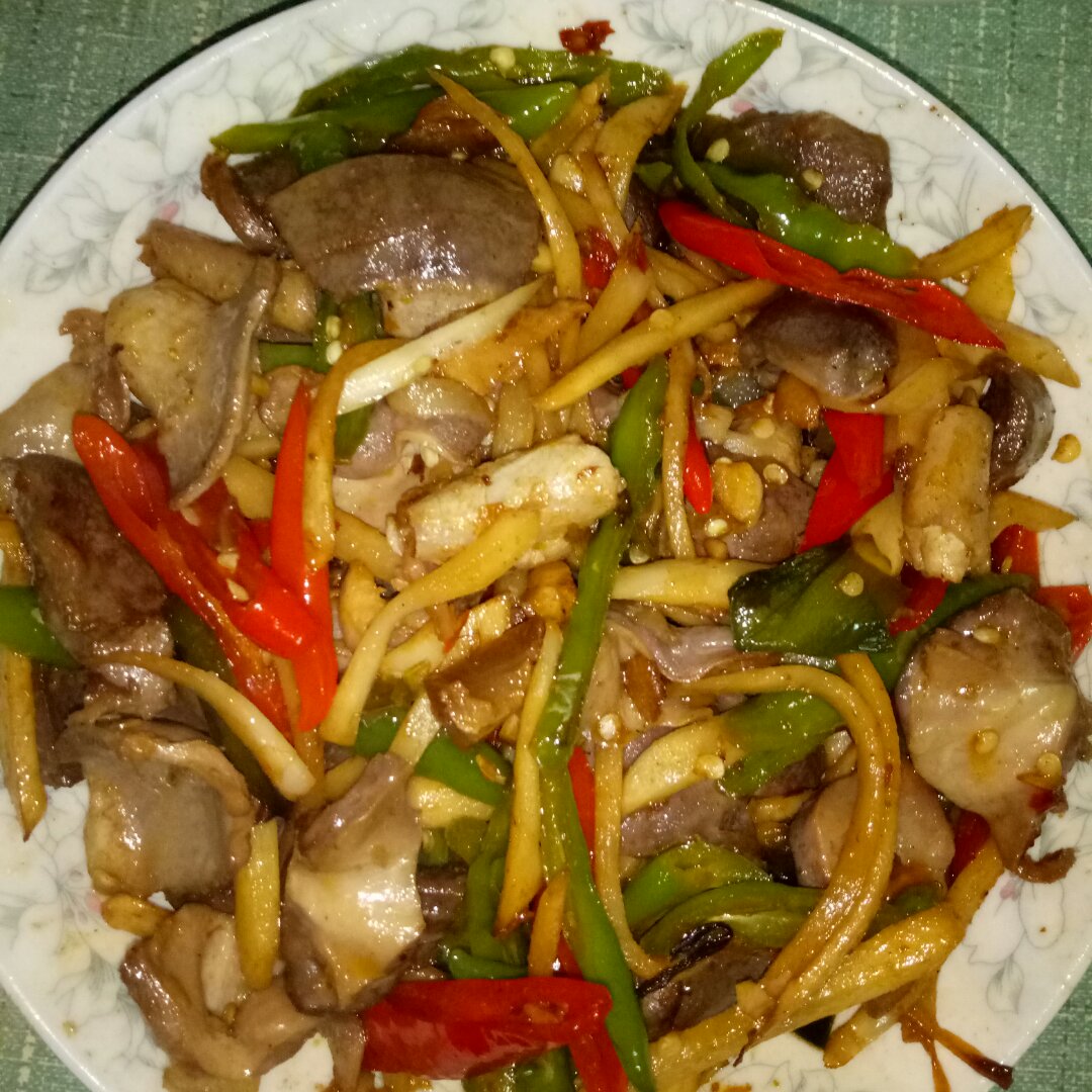 小炒鸭肾