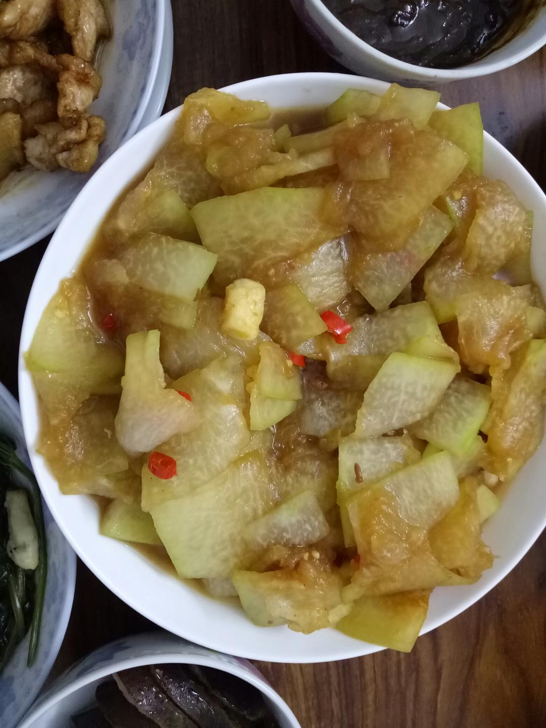 素炒冬瓜