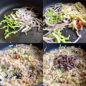 【西安小吃系列】 8:复刻西安回民街人气美食-红红酸菜炒米的做法 步骤4