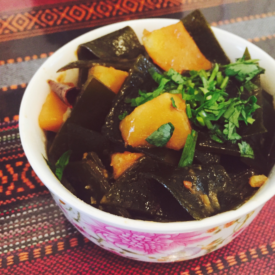 烧土豆海带