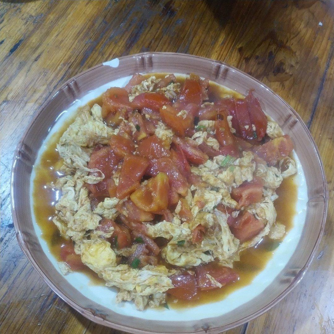 鸡蛋炒西红柿i