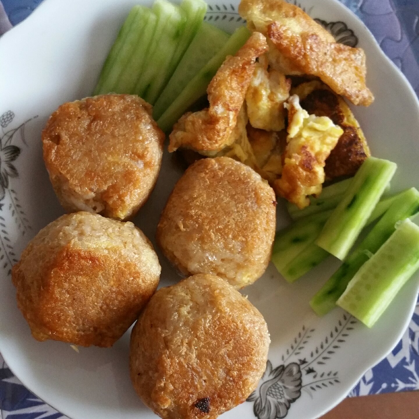 芝士蛋煎饭团