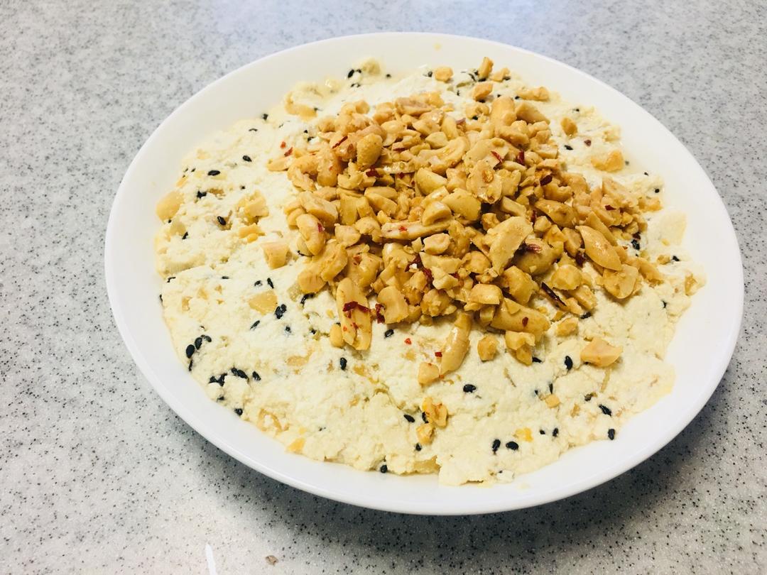 蒸豆腐饼