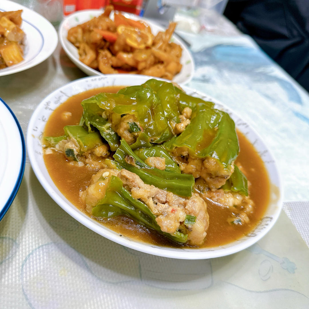销魂青椒酿肉【超级下饭】
