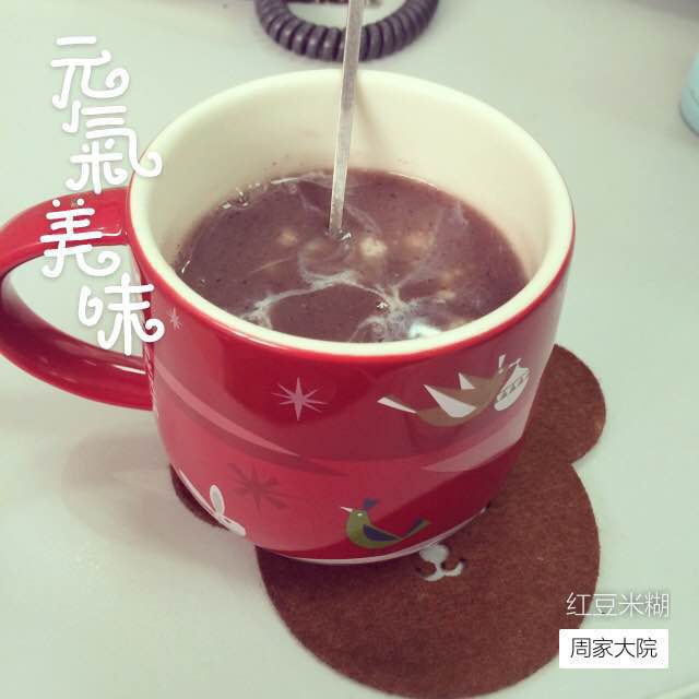 红豆米糊