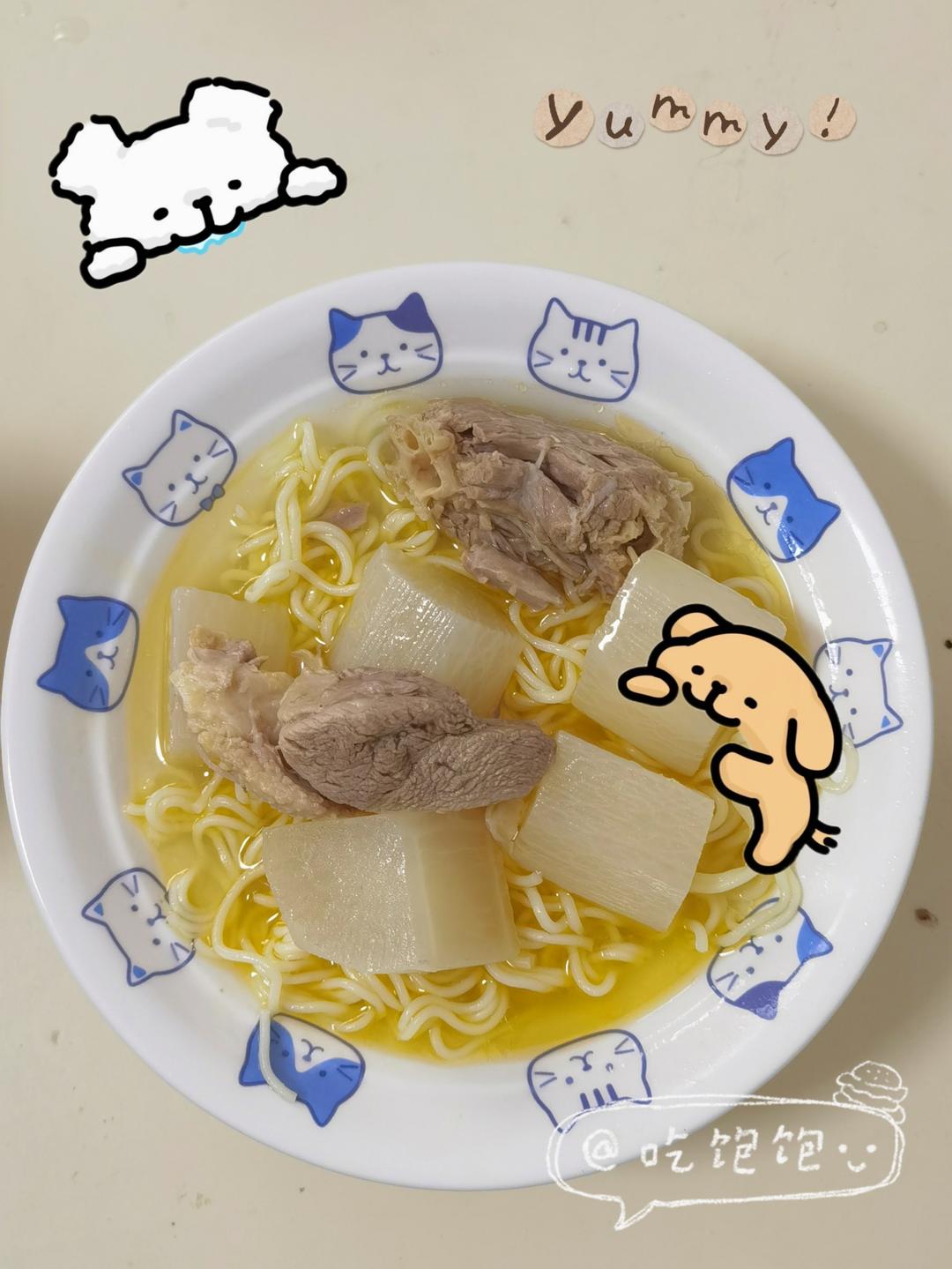 毛哥酸萝卜老鸭汤（懒人新手简单一人食版）
