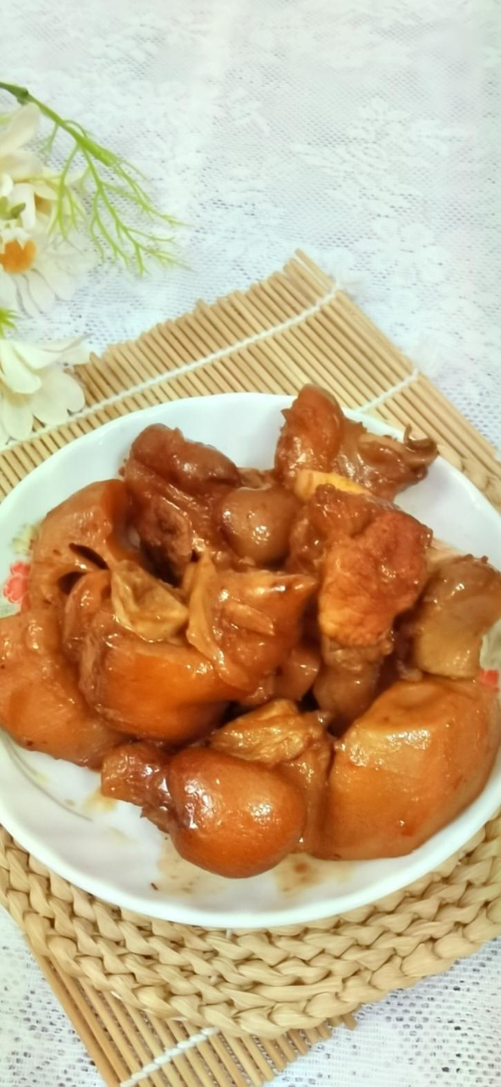 年夜菜必做的红焖猪蹄