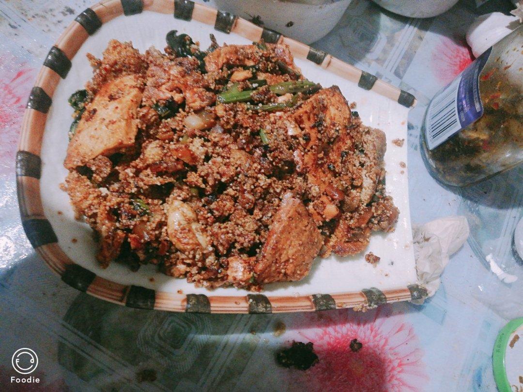 鱼籽烧豆腐