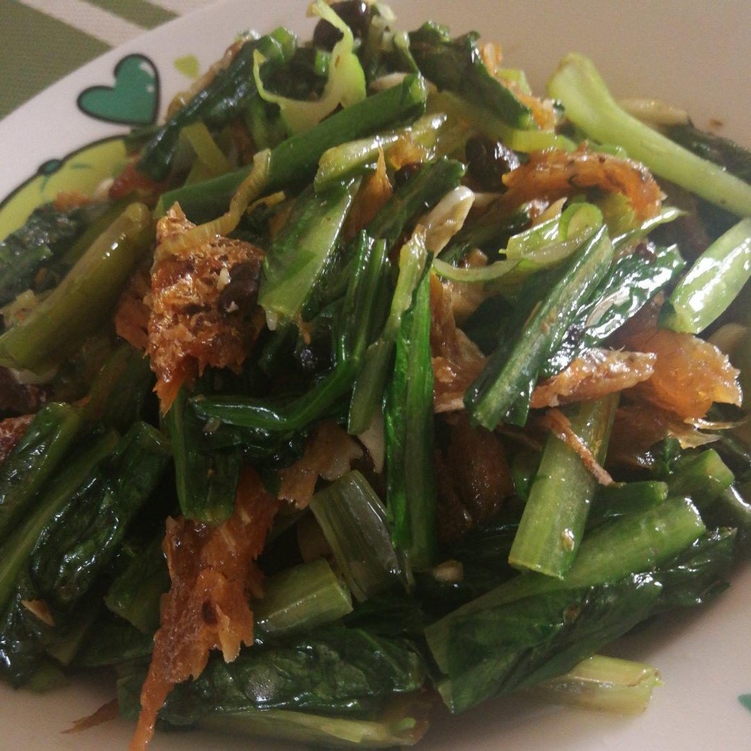 豆豉鲮鱼油麦菜
