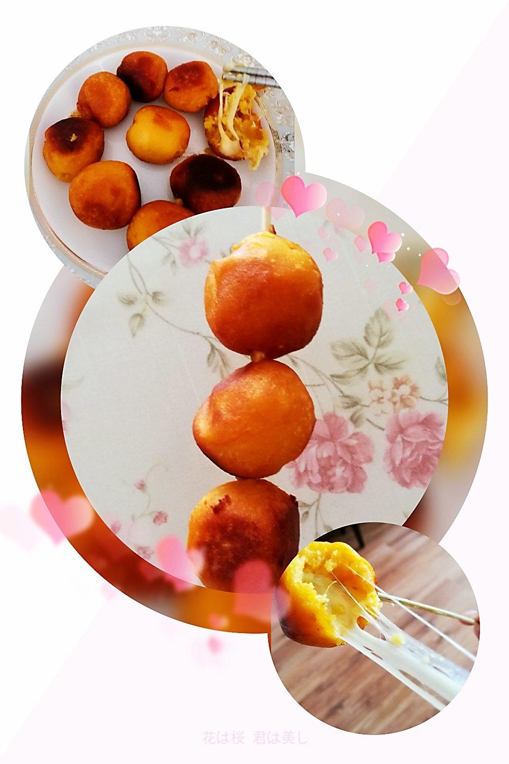 红薯系列——夹馅红薯丸子（奶酪）