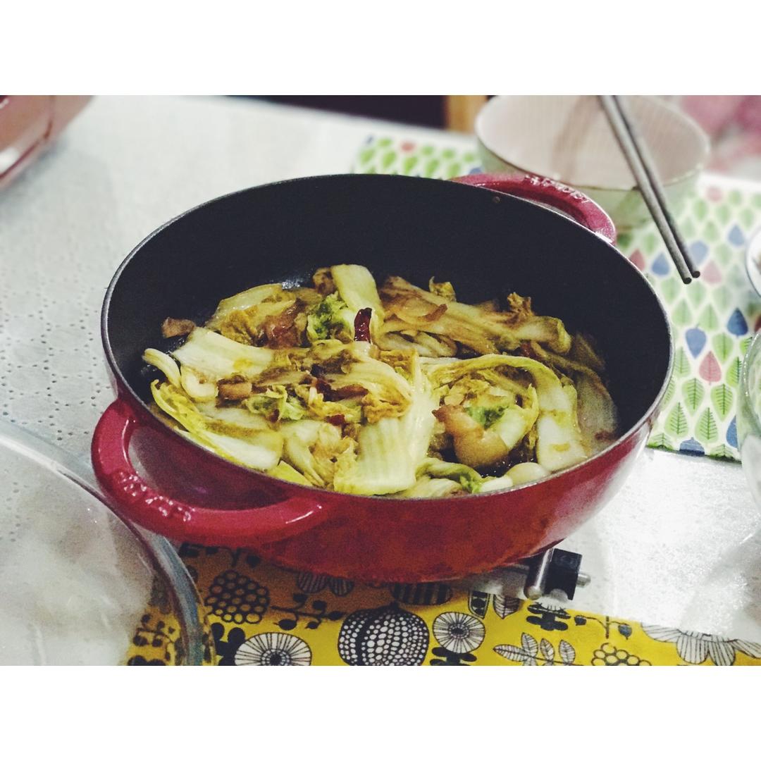 干锅娃娃菜