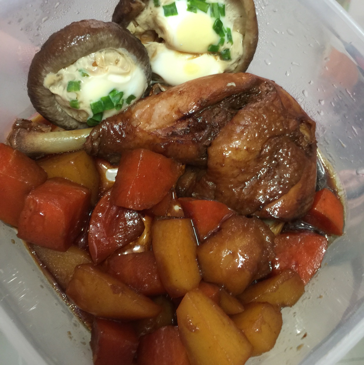 电饭锅版三杯鸡