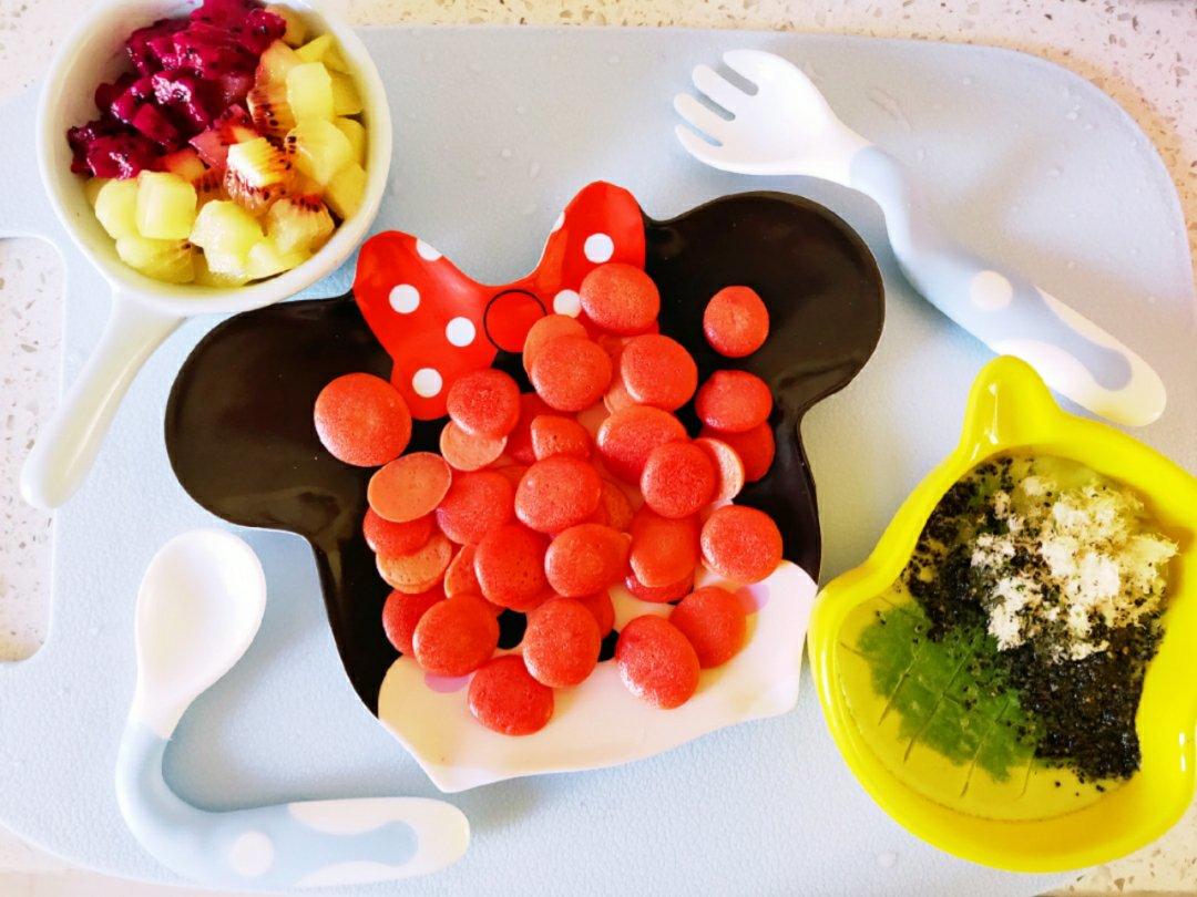 火龙果小饼  宝宝辅食天天学