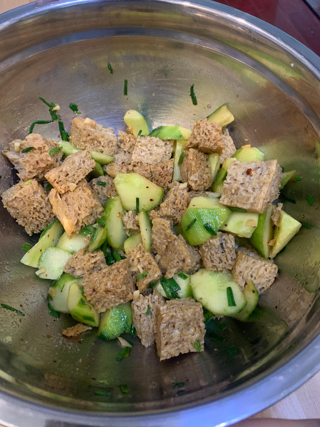 酿皮味的凉拌烤麸